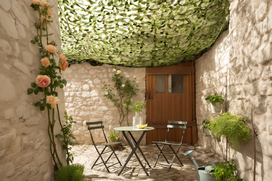 Filet de camouflage renforcé vert